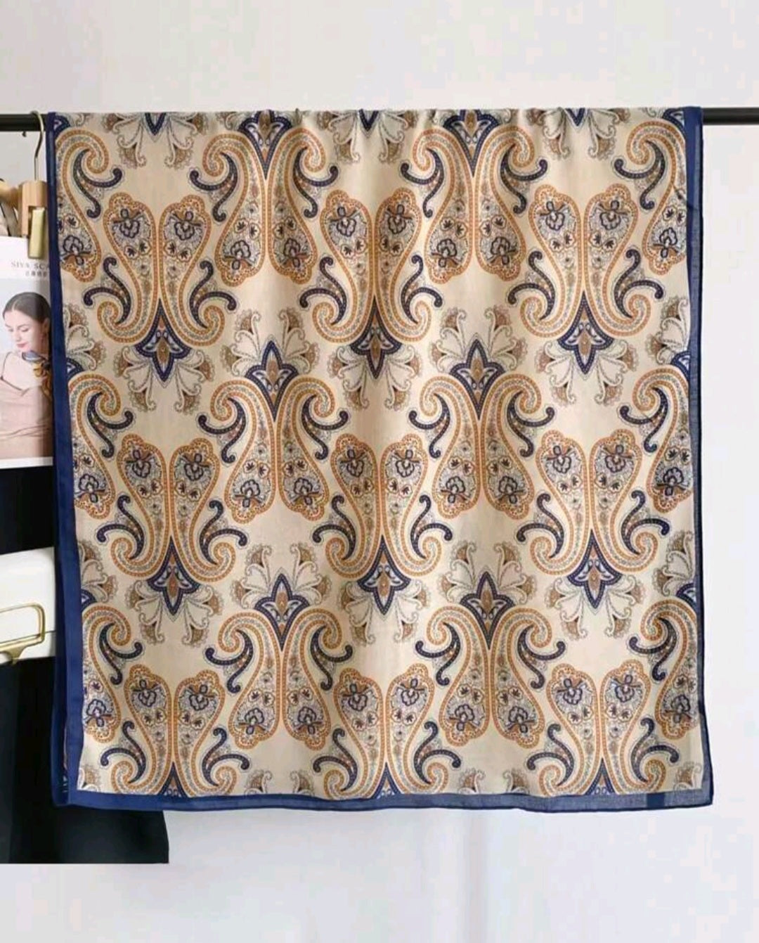 Bohemian Style Hijab Navy