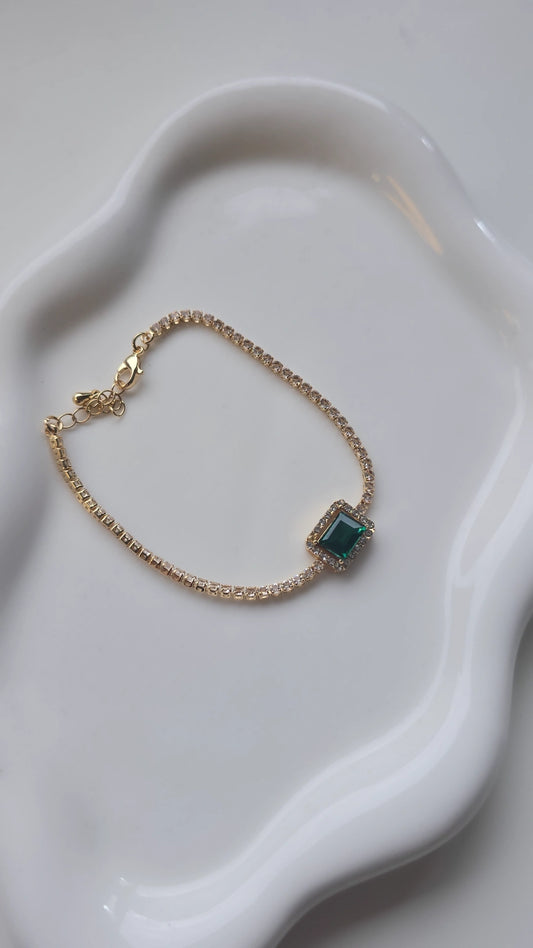 Frost Green stone Bracelet