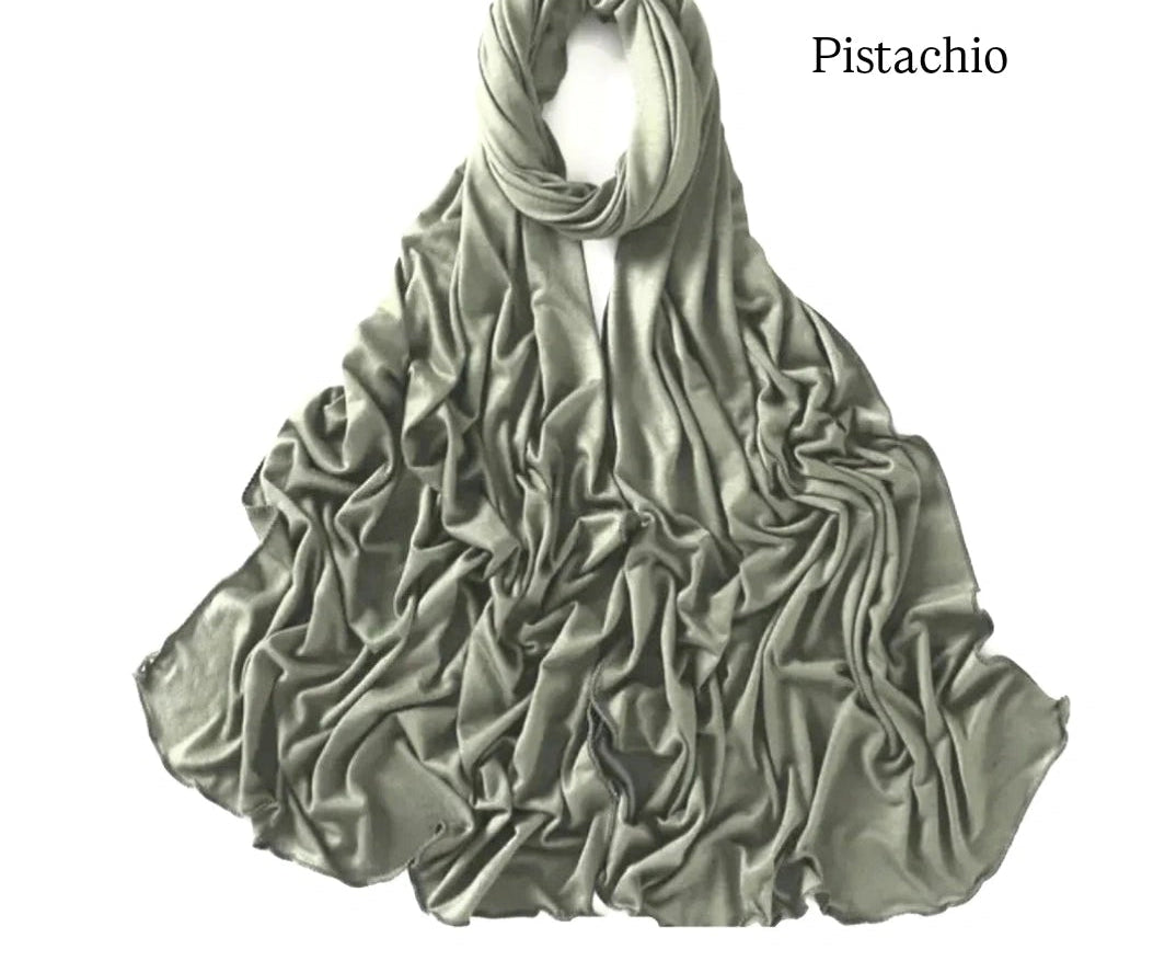 Pistachio Premium jersey Hijab