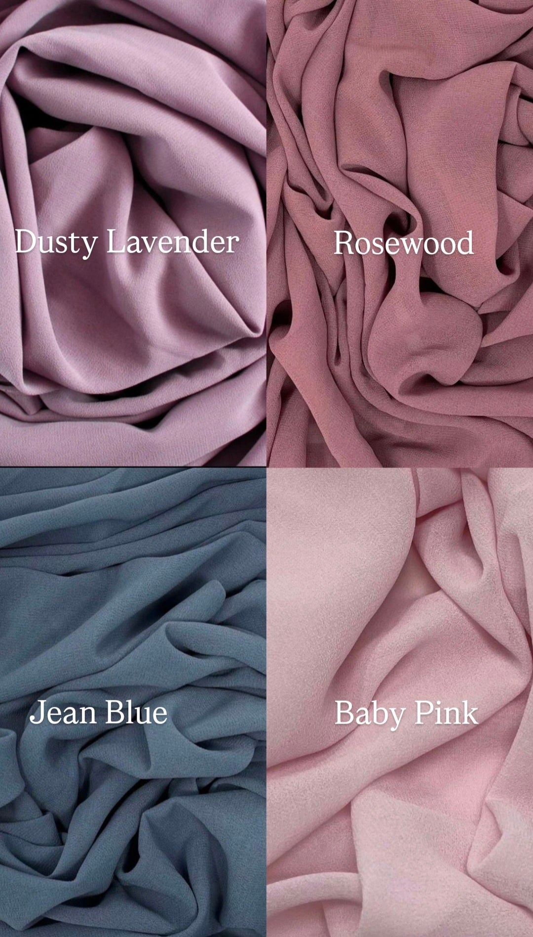 3 premium chiffon Hijab gift boxes with 2 hijab magnets