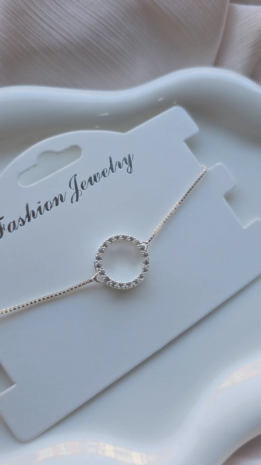Silver Halo Bracelet