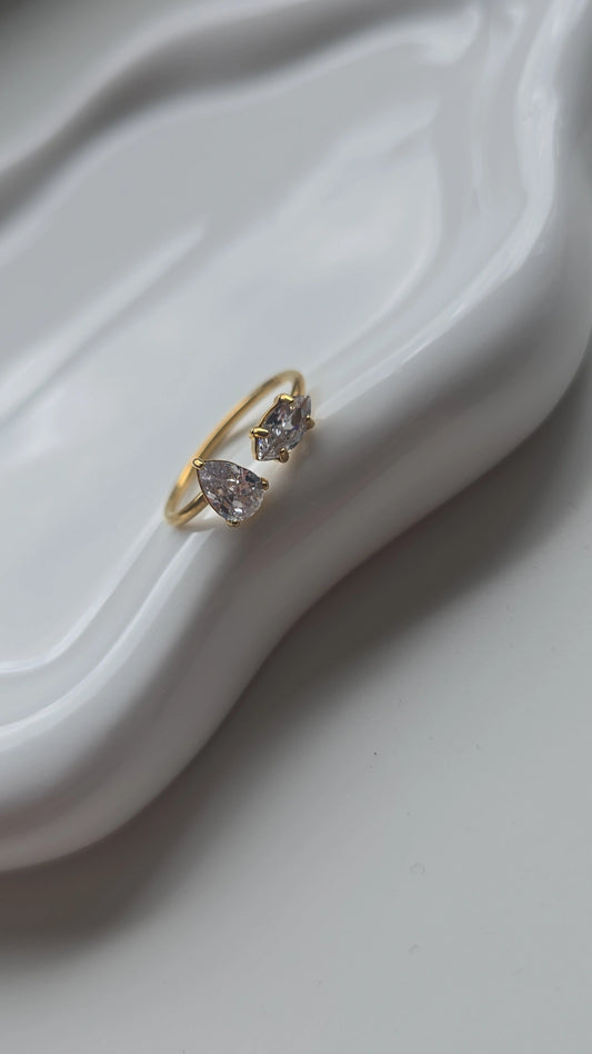 Double stone Ring
